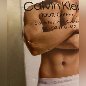 Calvin Klein Men's Classic fit 5X big boxer briefs